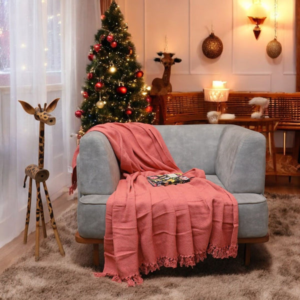 Cozy Haven Premium Chenille Sofa Throw