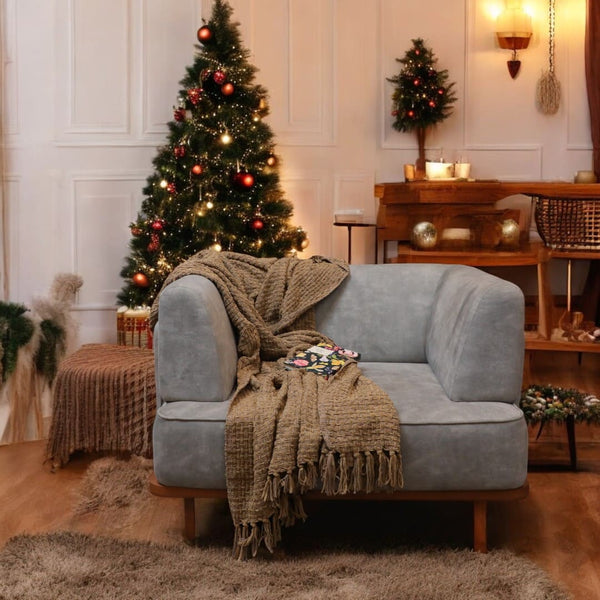 Cozy Haven Premium Chenille Sofa Throw