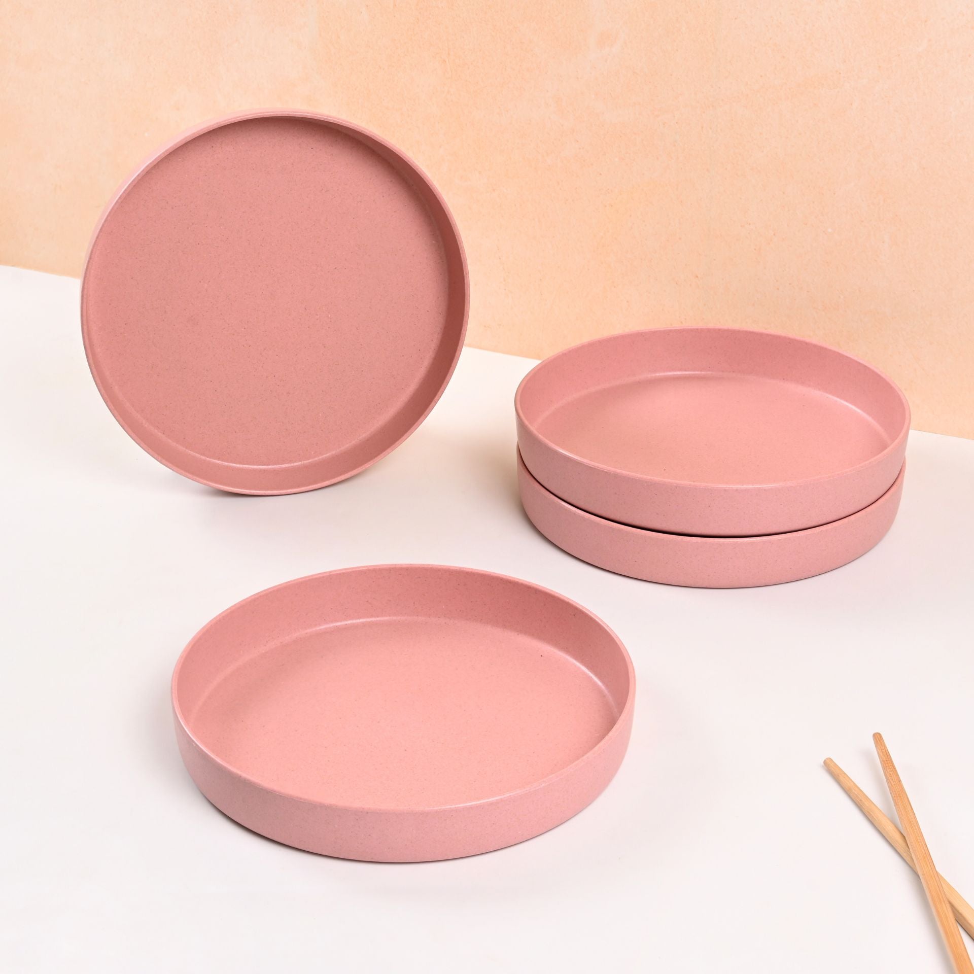 Earth Friendly Verde Round Plates | Set of 4