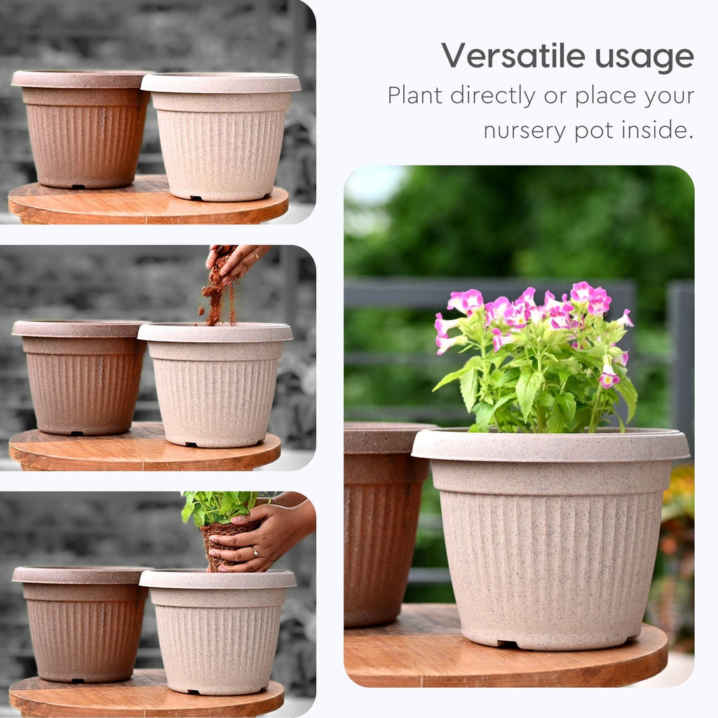 Earth Friendly Planters BellaRound 14 image 8