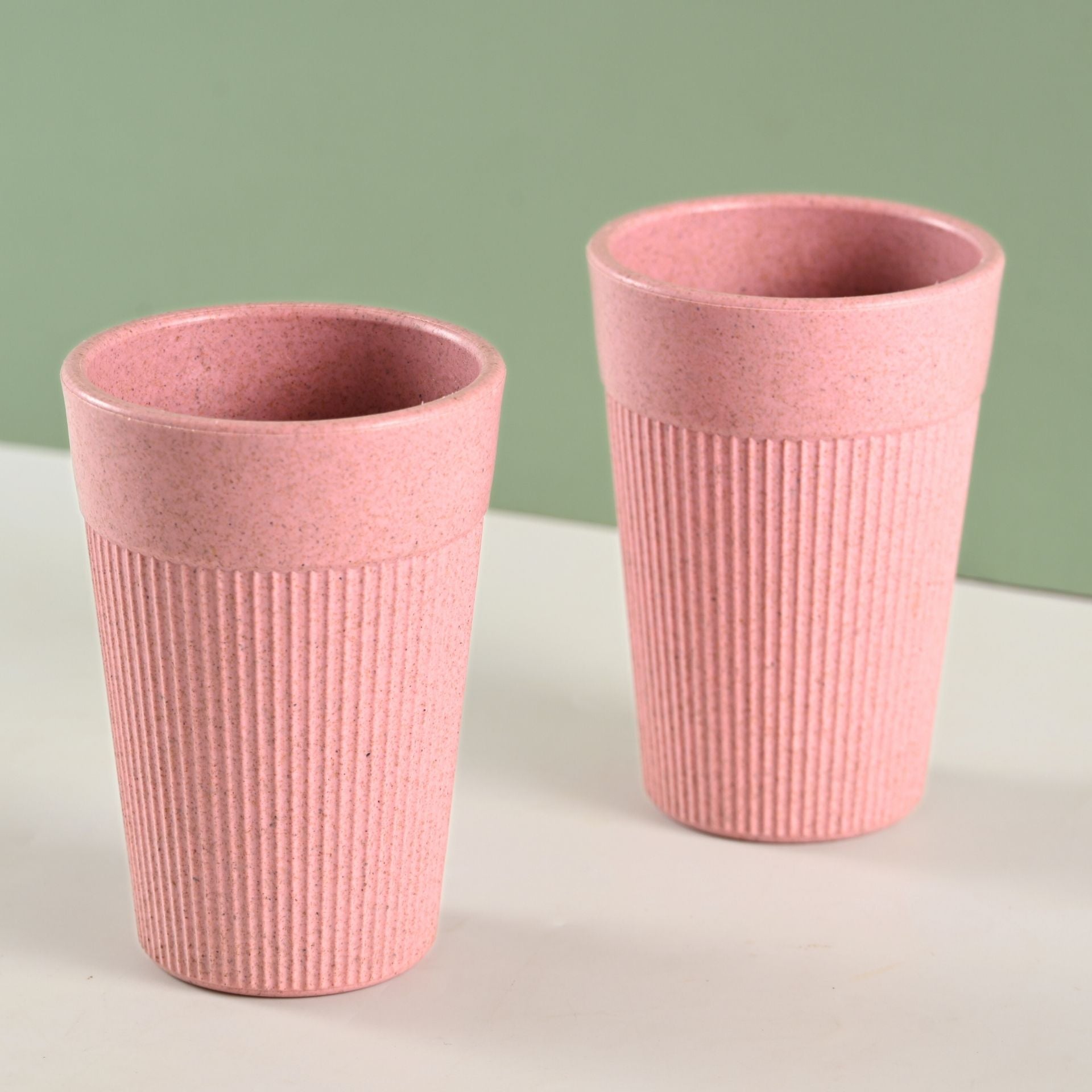 Earth Friendly Unbreakable Lassi Tumbler Drinking Glass Set of 2 | 350 ml