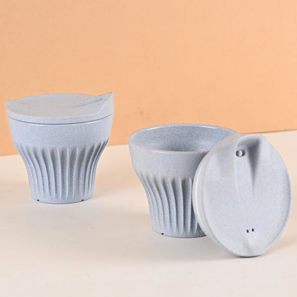 Earth Friendly Rafter Coffee Mug with Lid | Set of 2
