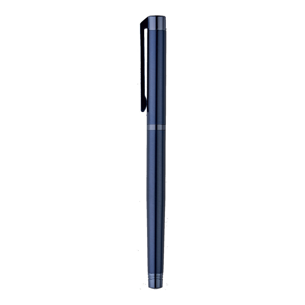 Blue Plate Roller and Ball Pen Set