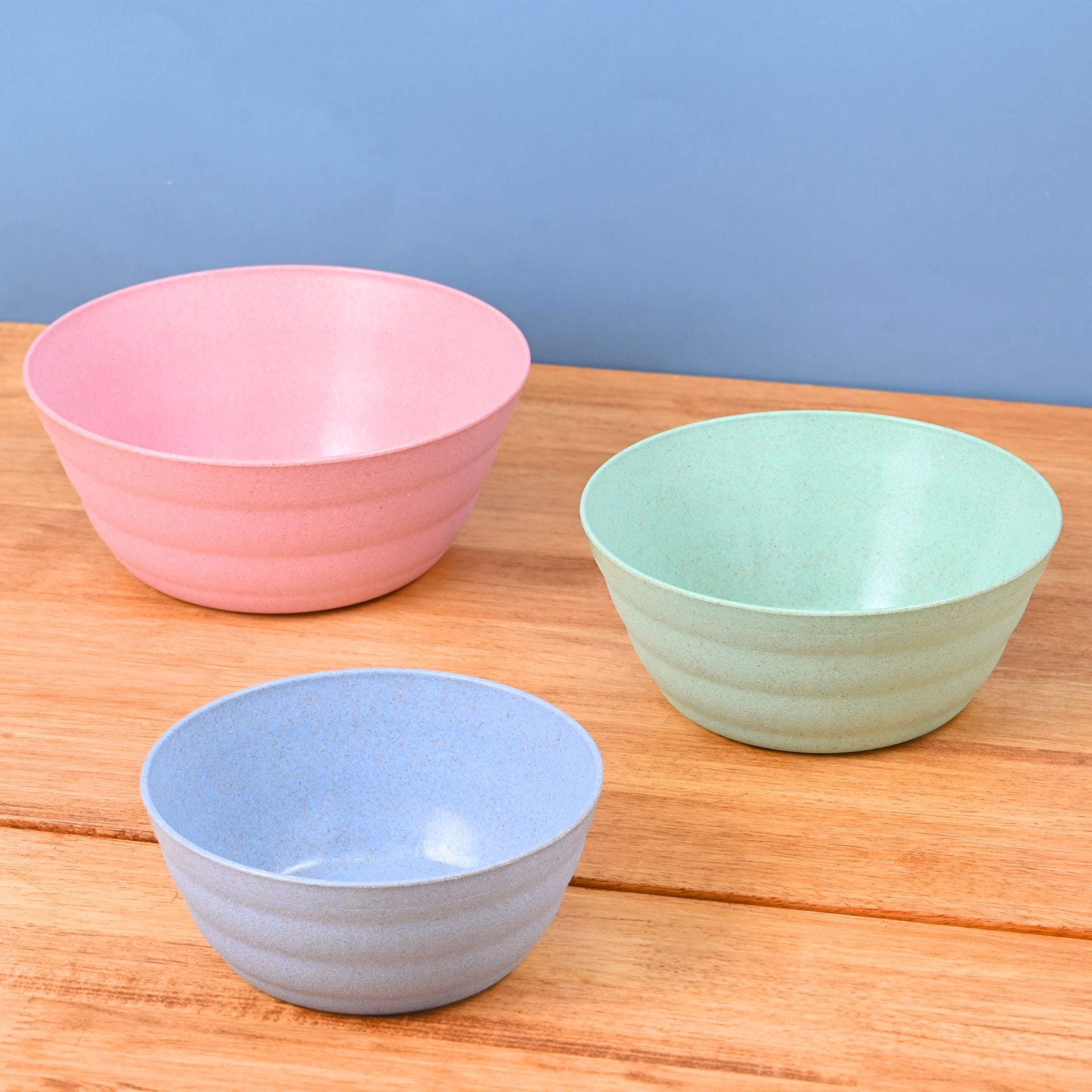 Earth Friendly Bloom Bowls Set for Serving | Set of 3
