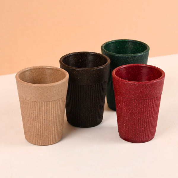 Earth Friendly Statement Chai Cups | Set of 4