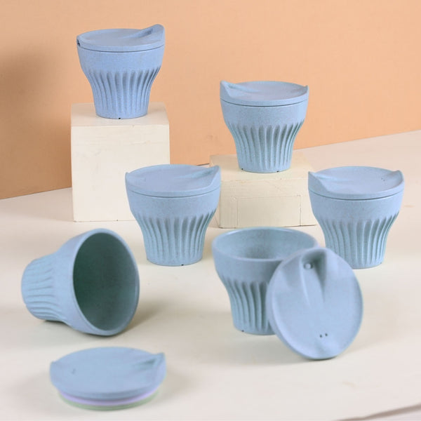 Earth Friendly Rafter Coffee Mug with Lid | Set of 6