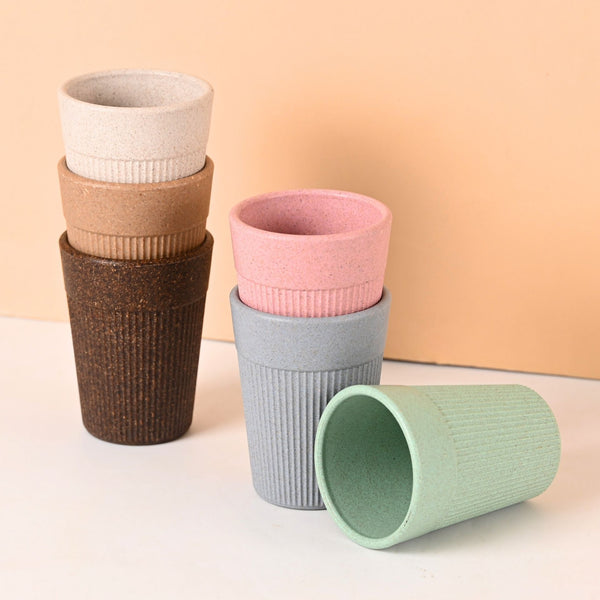 Earth Friendly Statement Chai Cups | Set of 6