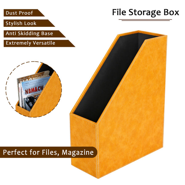 Insolite  Magazine File Holder with Pen Holder