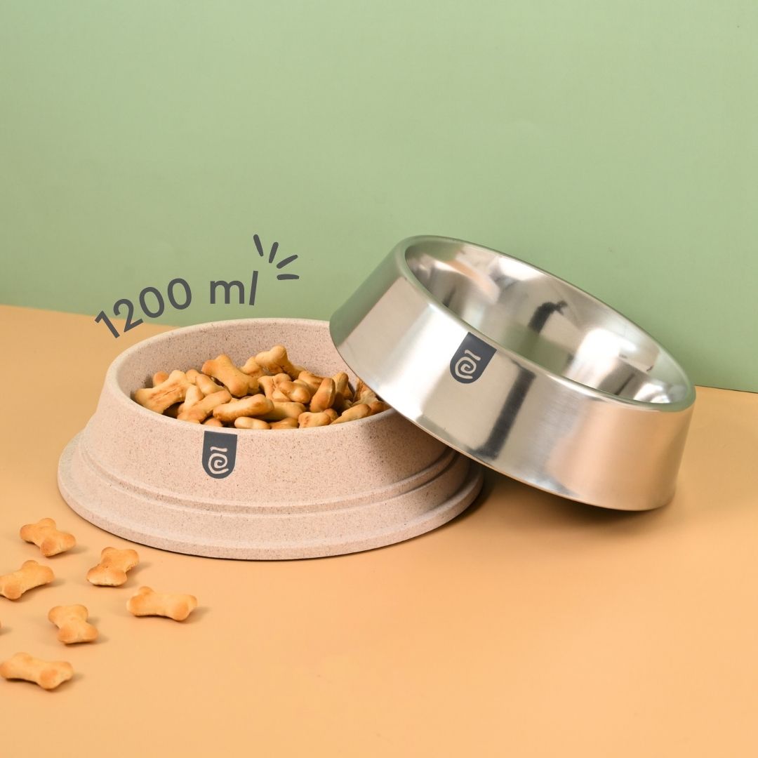 Eha Earth-Friendly Multipurpose Pet Bowls for Dogs | Duo feed Dog Bowl