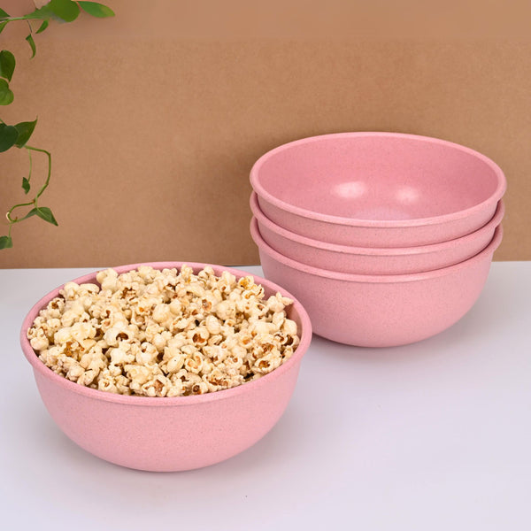 Frosty Mixing Bowl 1800 ml set of 4 | Earth friendly unbreakable bowls Made with Bamboo Fibers & Rice Husk Fiber