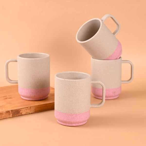Earth Friendly Dual Java Coffee Mug | Set of 4