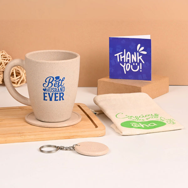 Earth Friendly Best Husband Printed Mug | Set of 1