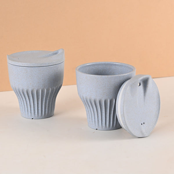 Eha Earth Friendly Rafter Coffee Mug with Lid | Set of 2