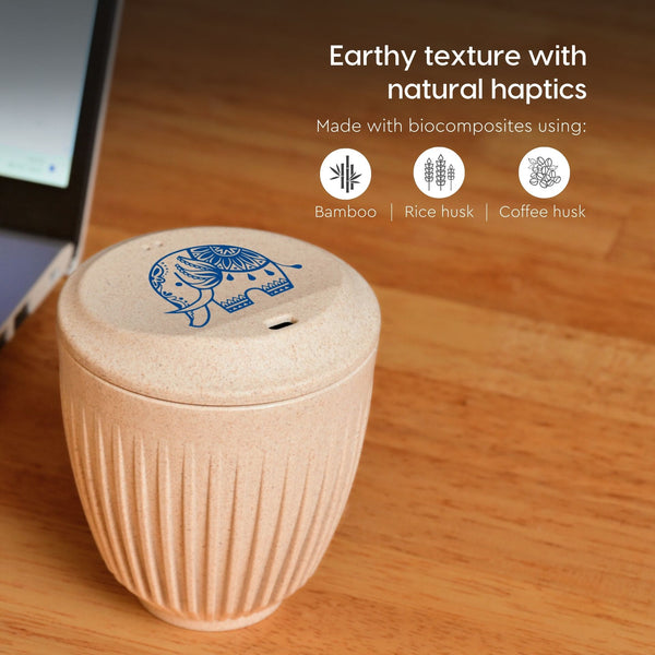 Earth Friendly Gifts For Family and Friends | Elephant Printed Mug and Coasters Set of 2