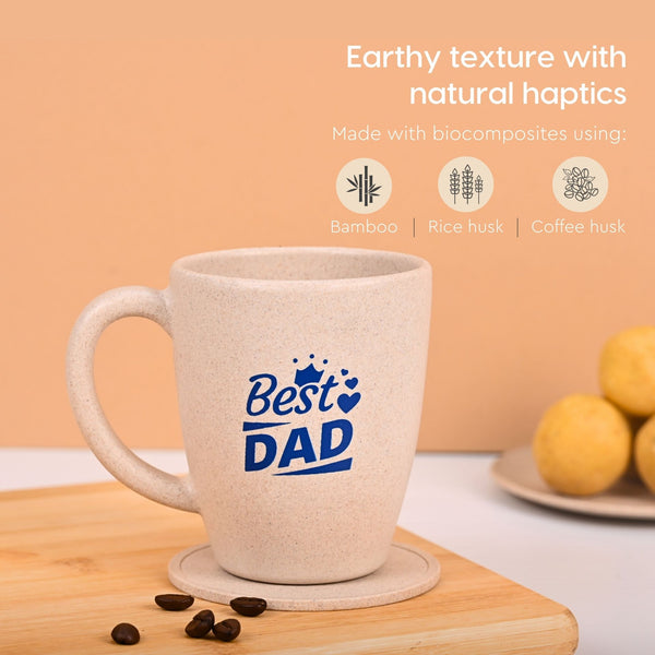 Eha Earth Friendly Best Dad Ever Coffee Mug | Best gift for father’s birthday