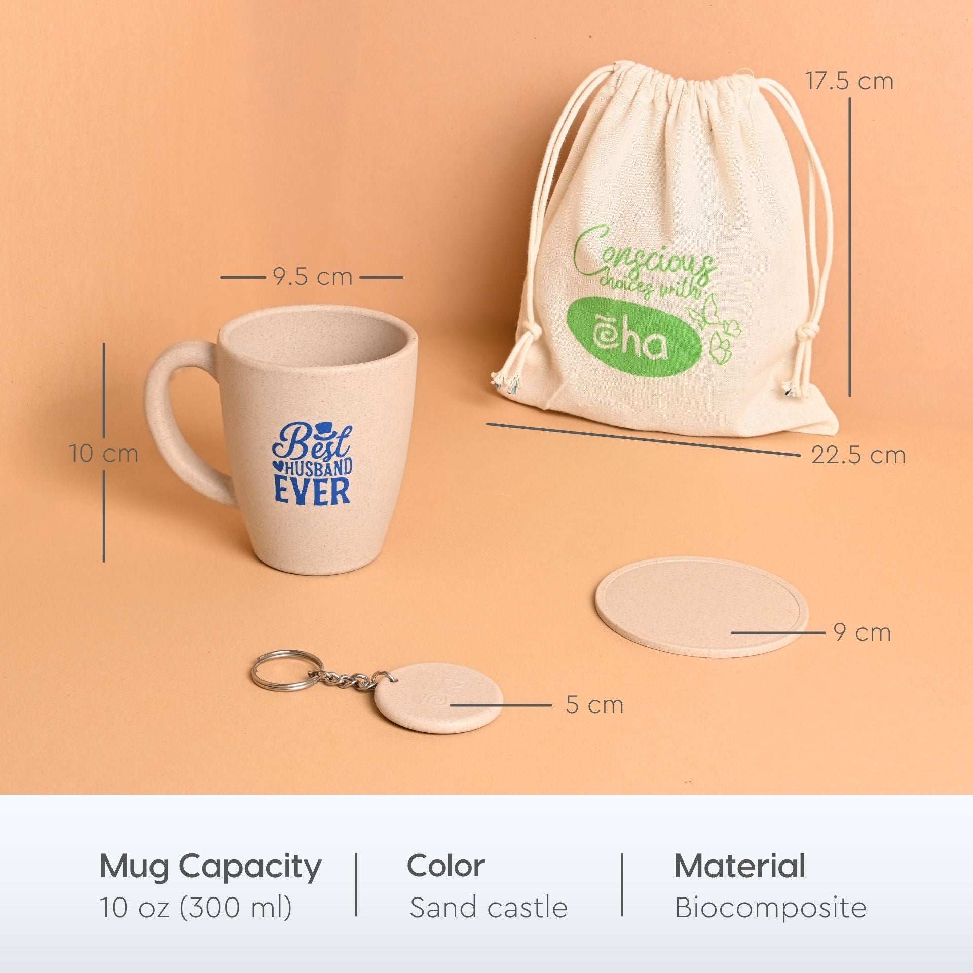 Earth Friendly Best Husband Printed Mug | Set of 1