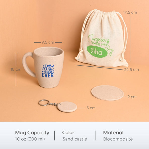 Earth Friendly Best Husband Printed Mug | Set of 1