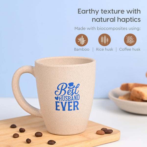 Earth Friendly Best Husband Printed Mug | Set of 1