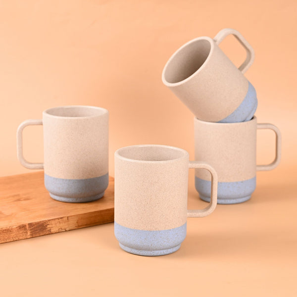 Earth Friendly Dual Java Coffee Mug | Set of 4