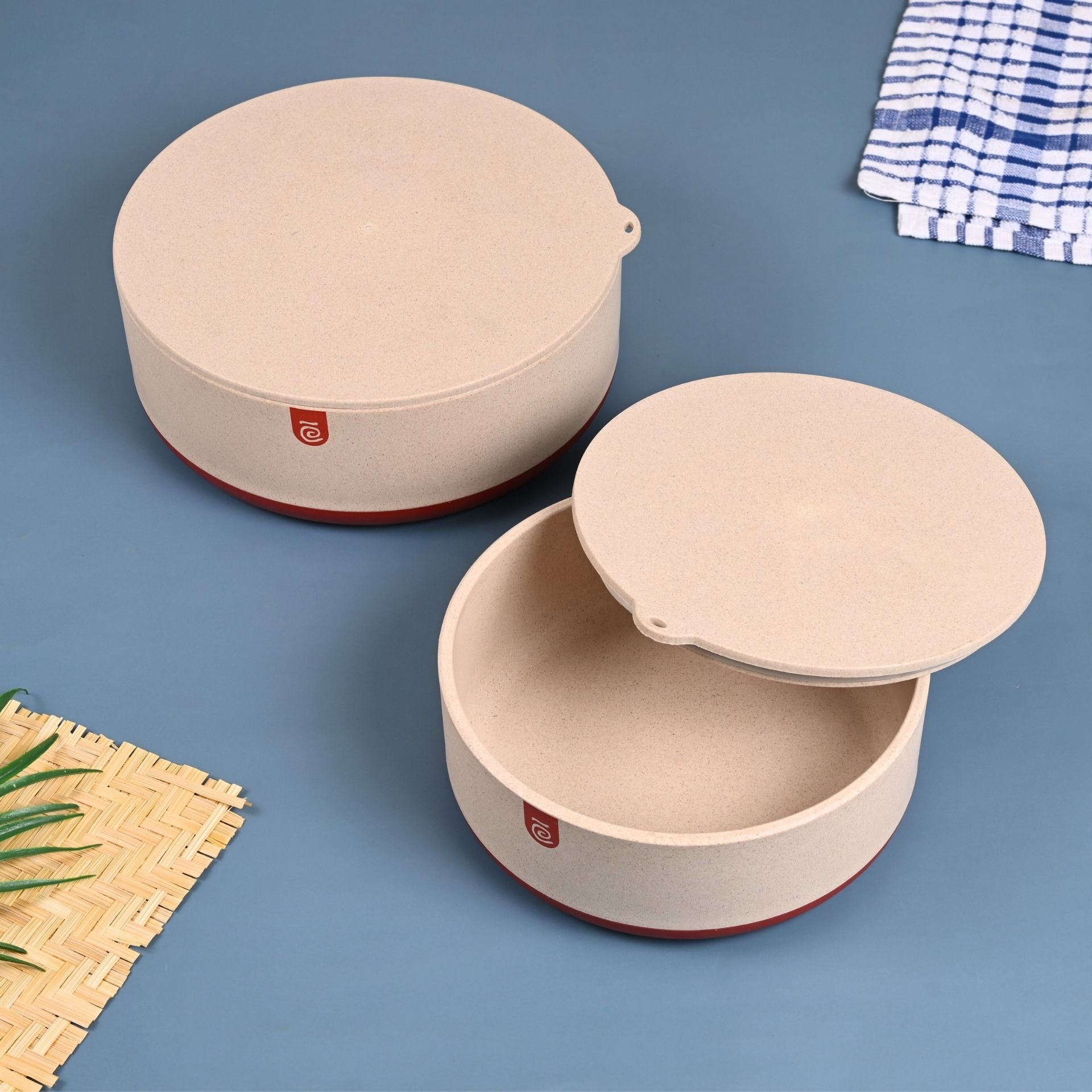 Earth Friendly Terravo Storage Containers For Kitchen | 2200 ml, 1200ml