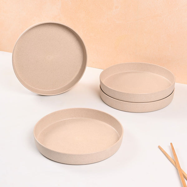 Earth Friendly Verde Round Plates | Set of 4