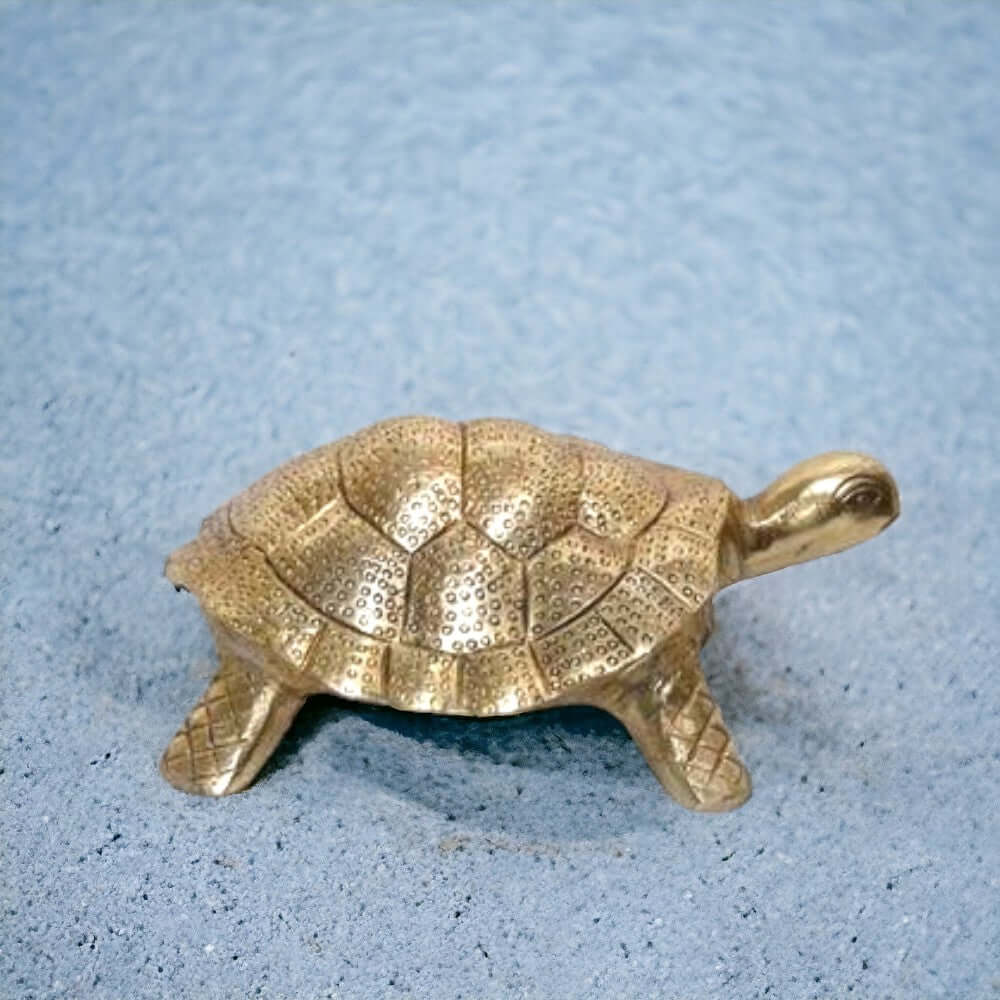 Handmade Vaastu Brass Tortoise Figurine