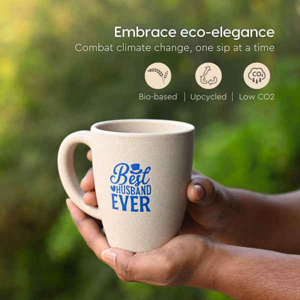 Earth Friendly Best Husband Printed Mug | Set of 1