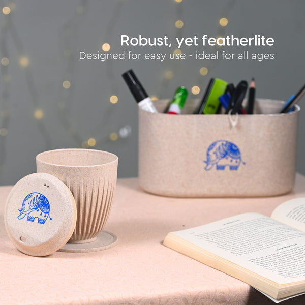 Earth Friendly Gifts For Family and Friends | Elephant Printed Mug and Coasters Set of 2