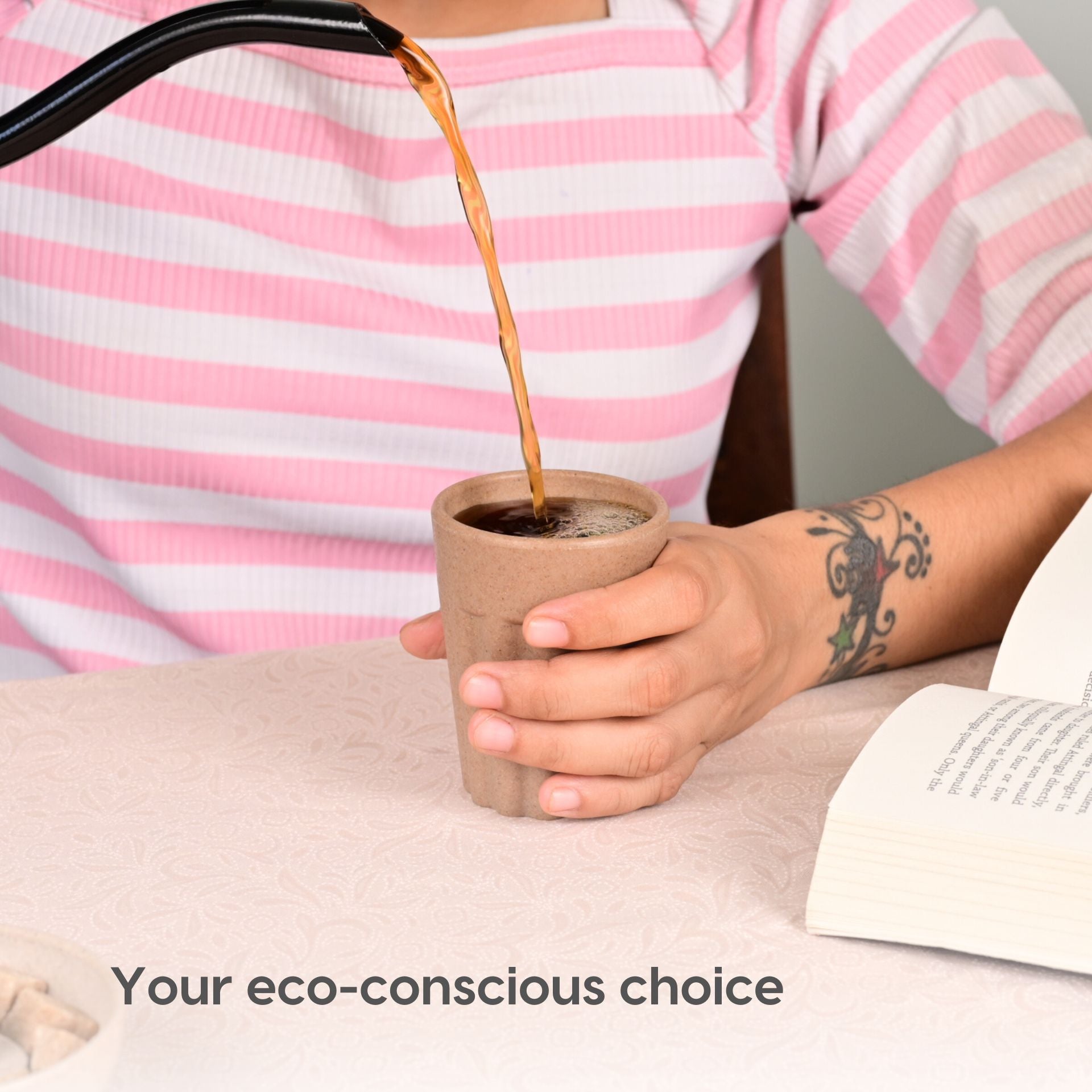 Cutting Chai Cups With Stand 100 ml | Set of 4