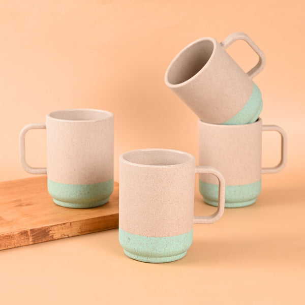 Earth Friendly Dual Java Coffee Mug | Set of 4