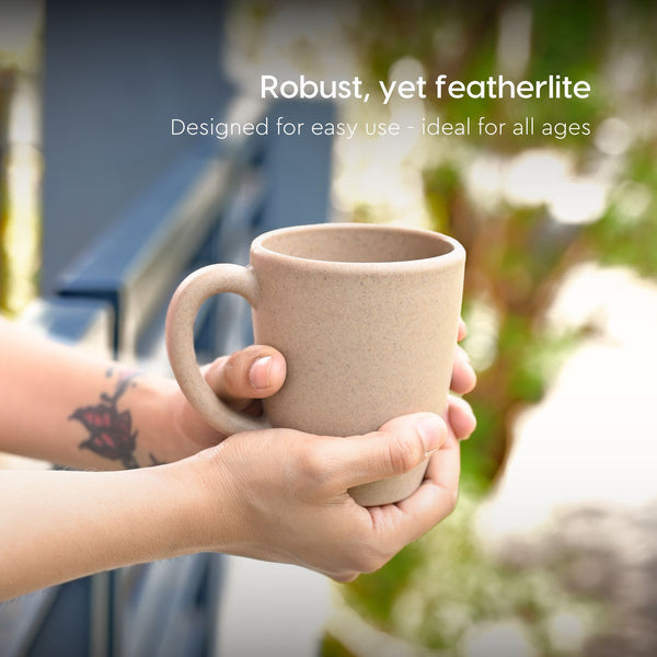 Classic Mug 300 ml | Unbreakable Mugs Made with Rice Husk & Bamboo Fibers