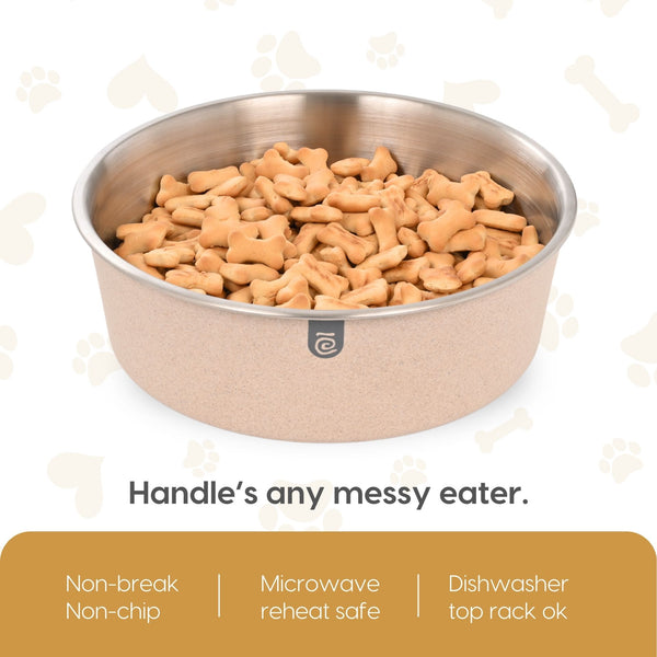 Earth Friendly Bella Pet Bowls | Set of 2