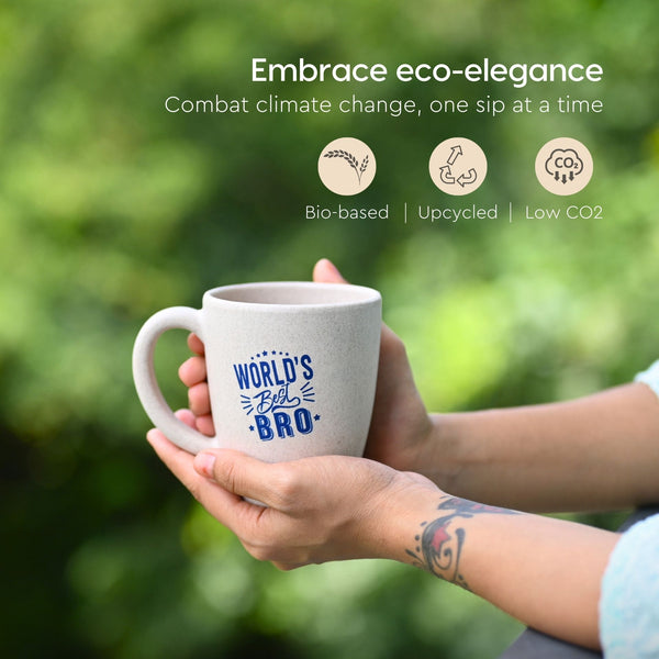 Eha Earth- Friendly Worlds Best Bro Coffee Mug | birthday gift for brother