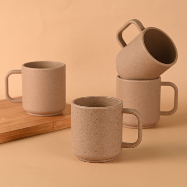 Earth Friendly Java Coffee Mug | Set of 4