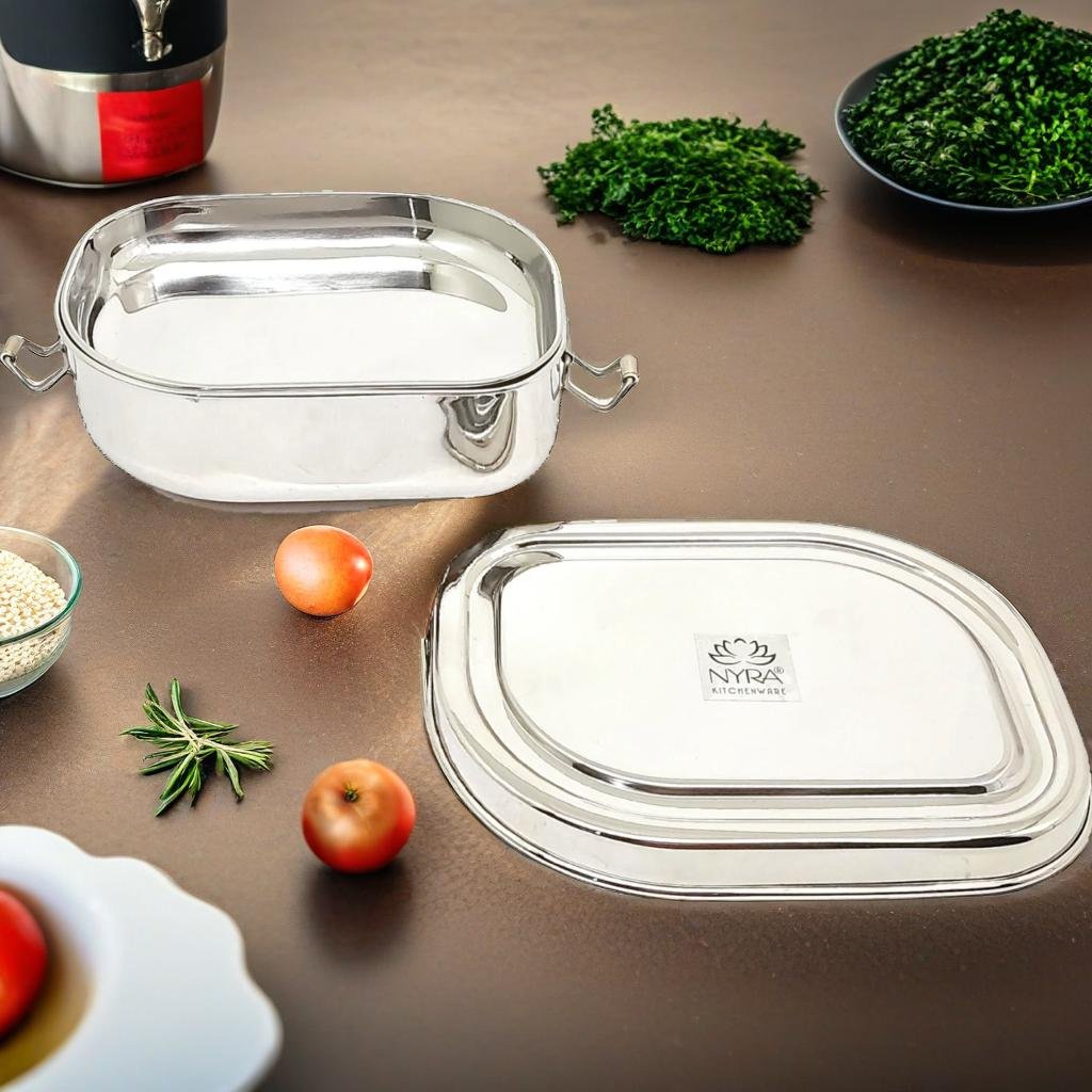 Stainless Steel Double Decker Lunch Box 
