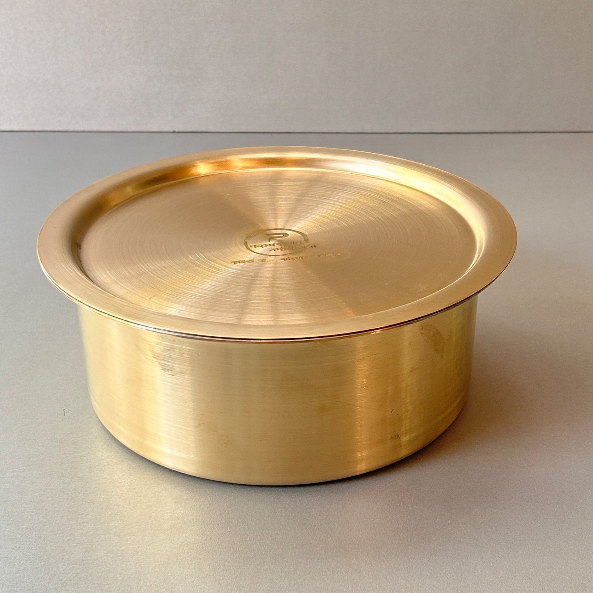 Paramparagat Upyogita Chaitanya Brass Tope (Bhagona) 5.5Ltr. With Lid
