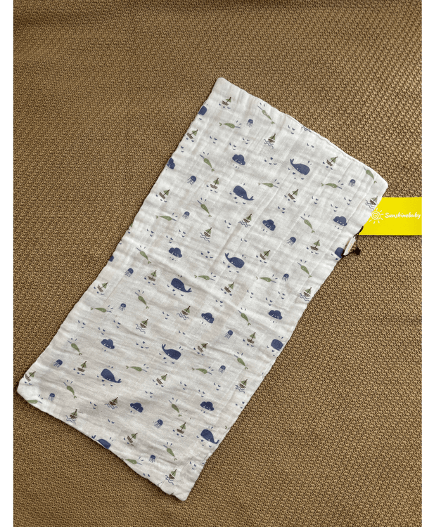 100% Muslin Cotton Hand Towels (25*50cms)Pack of 3