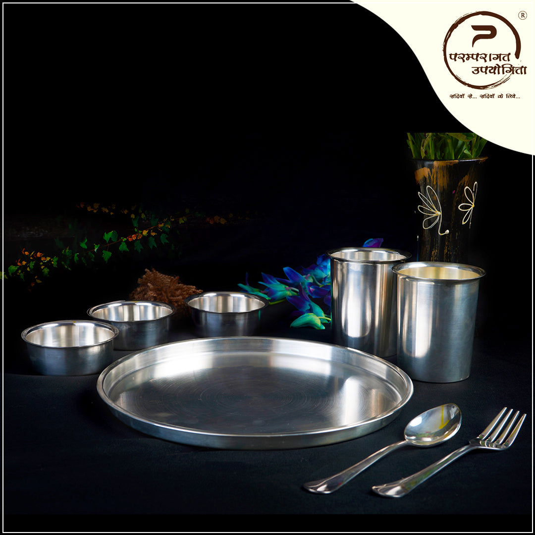 Paramparagat Upyogita Rajsi 11' Single Thali Set