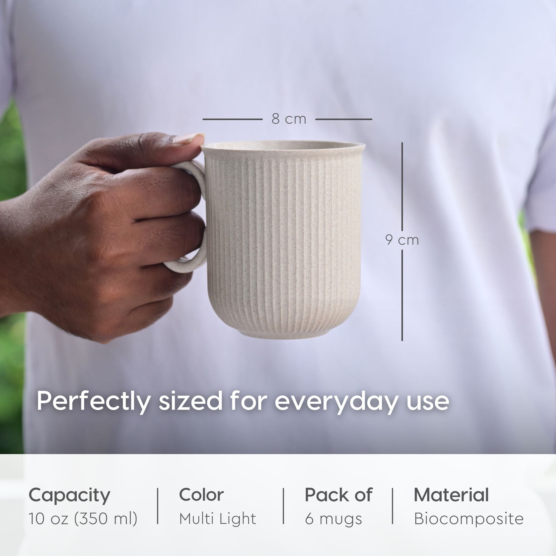 Statement Coffee Mug – Set of 6 | 350 ml