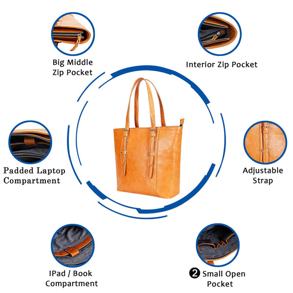 Livia Tote Laptop Bag