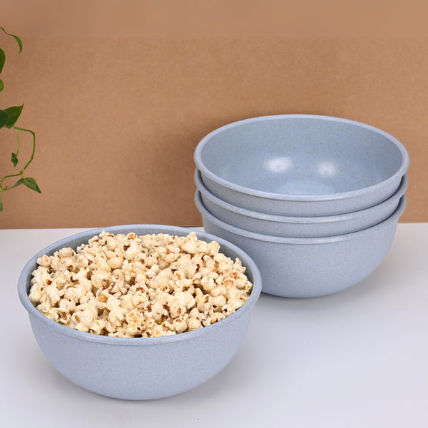 Frosty Mixing Bowl 1800 ml set of 4 | Earth friendly unbreakable bowls Made with Bamboo Fibers & Rice Husk Fiber