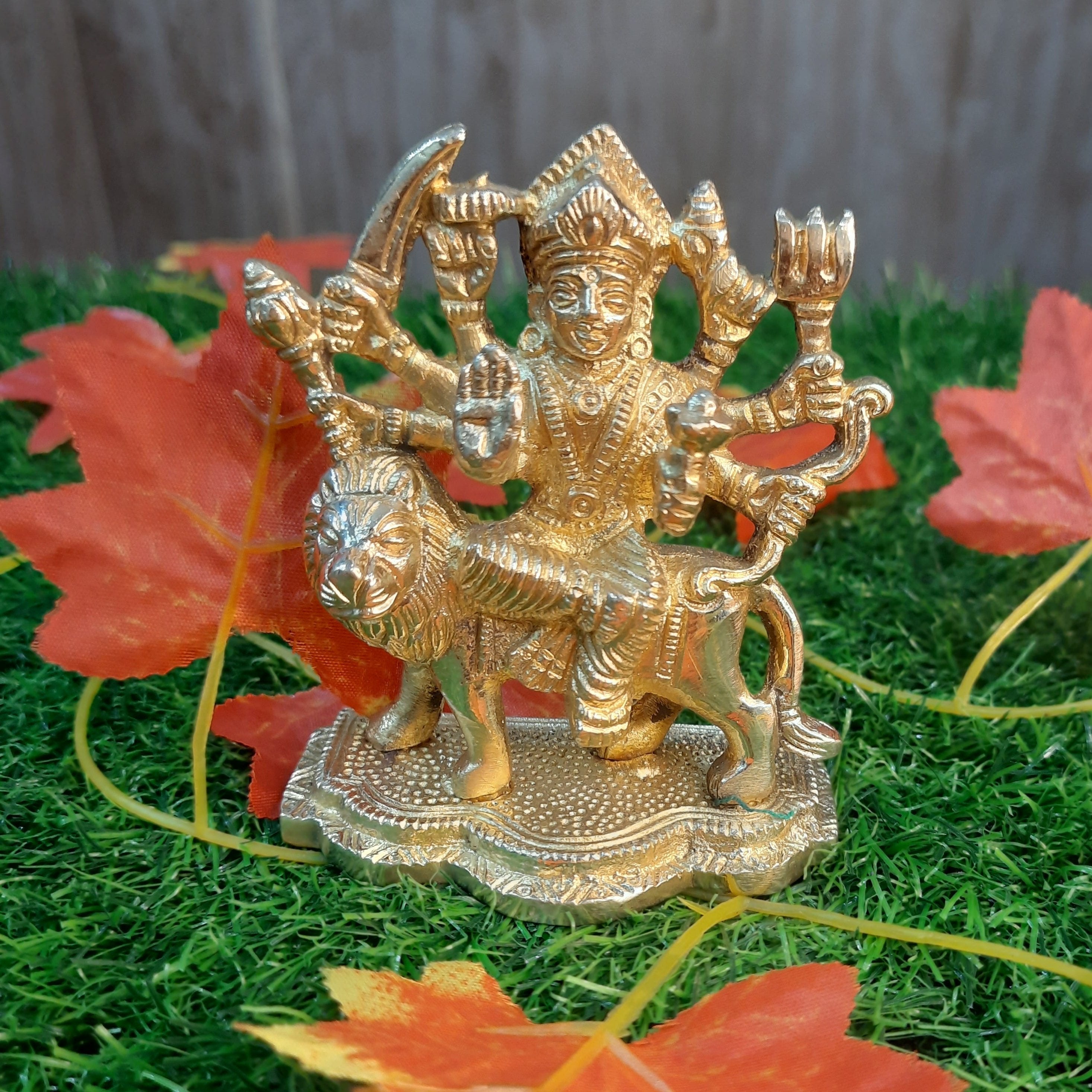 Brass Goddess Durga Maa Idol 