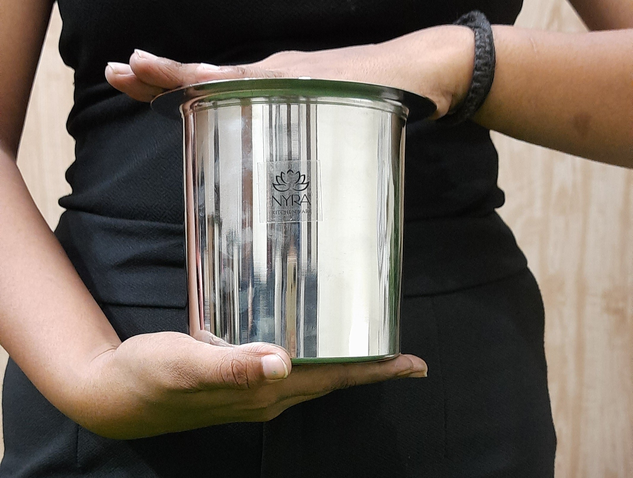 showing Stainless Steel Deep Water Gunj/Milk Pot/Tope/Bhagona