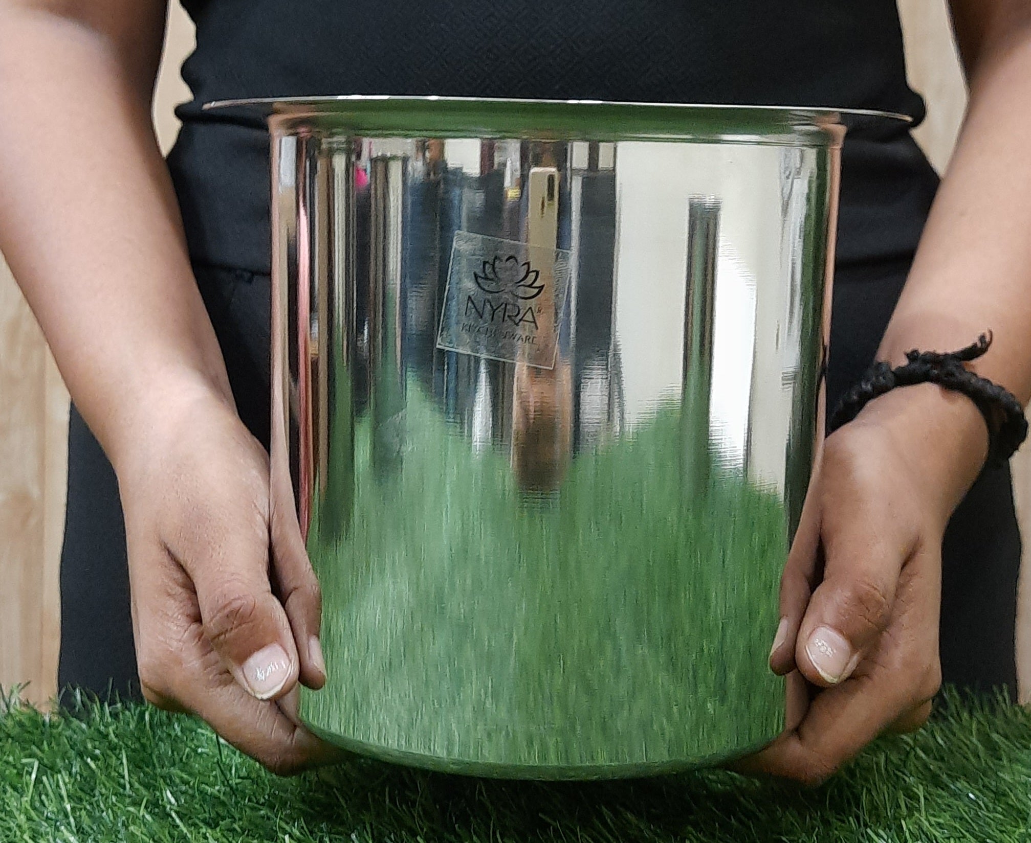 Stainless Steel Deep Water Gunj/Milk Pot/Tope/Bhagona