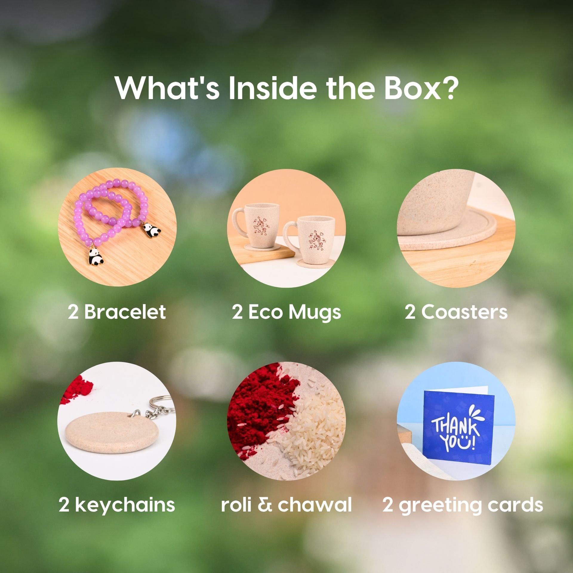 Earth-Friendly Unicorn Printed Rakhi Return Gift | Set of 2