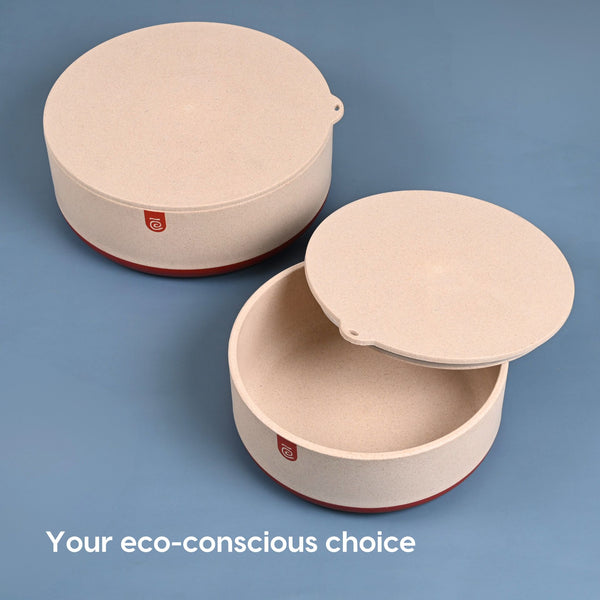 Earth Friendly Terravo Storage Containers For Kitchen | 2200 ml, 1200ml