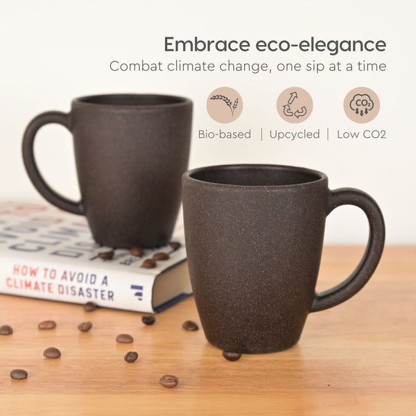 Classic Mug 300 ml | Unbreakable Mugs Made with Rice Husk & Bamboo Fibers