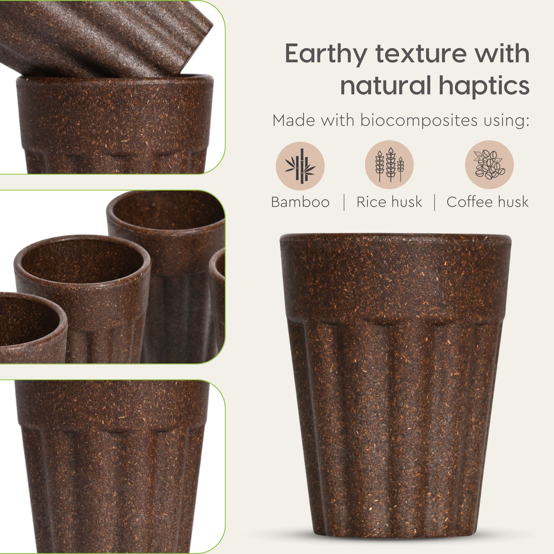 Cutting Chai Cups With Stand 100 ml | Set of 4