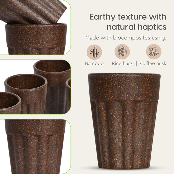 Cutting Chai Cups With Stand 100 ml | Set of 4