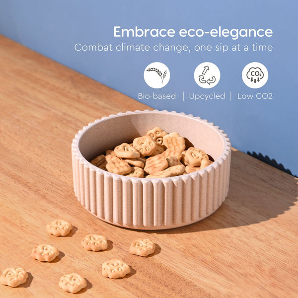 Earth Friendly Ecocog Dog Food Bowl with Rakhi | Set of 1, 750 ml